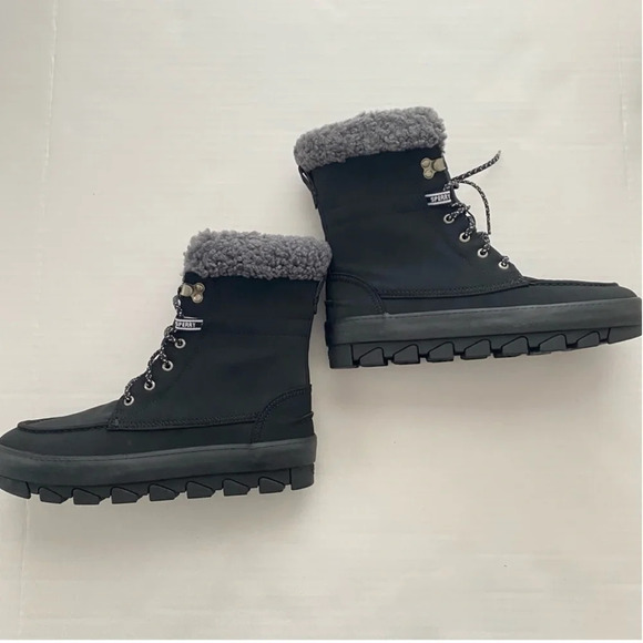 New Sperry Women's Juneau Lace Up Black Winter Boots
STS86817 9 Hiking Sherpa - Picture 14 of 14